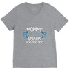 mommy shark doo doo doo V-Neck Tee