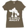 I'm Alway Angry Ladies Fitted T-Shirt