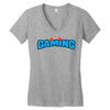 gaming color Women's V-Neck T-Shirt