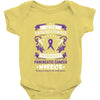 Never Underestimate the Strength of a Pancreatic Cancer Warrior Baby Bodysuit