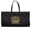 i'm a proud father in law Weekender Totes