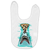 pizza shark graphic Baby Bibs