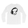 headphones black humor Long Sleeve Shirts