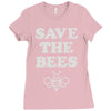 save the bees (2) Ladies Fitted T-Shirt