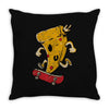 pizzaboarding Throw Pillow