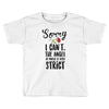sorry i can't the angel of music is very strict Toddler T-shirt