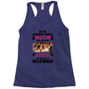 Never Underestimate A Man Who Watches Friends And Was Born in December Racerback Tank
