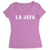 la jefa Women's Triblend Scoop T-shirt