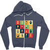 family of thrones Zipper Hoodie