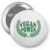 Vegan Power Pin-back button