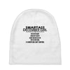 Smartass December Girl Baby Beanies