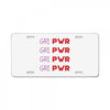 Grl Pwr License Plate