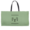 ugly deer christmas Weekender Totes