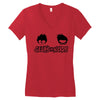 geeks vs nerds Women's V-Neck T-Shirt