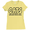 cat lovers Ladies Fitted T-Shirt