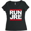 joe rogan run jre Women's Triblend Scoop T-shirt