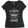 legendary riders are born in 1978 Women's Triblend Scoop T-shirt