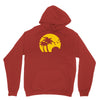 beach silhouette birds sand sunset Unisex Hoodie