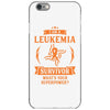 I am a Leukemia Cancer Survivor - What's Your Superpower? iPhone 6/6s Case