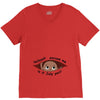 July Peeking Out Baby Boy V-Neck Tee