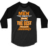 all men are created equal but only the best are born in january 1 3/4 Sleeve Shirt