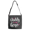 Daddy is my Hero Baby Girl Adjustable Strap Totes
