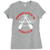 resistance is fertile activist gardener Ladies Fitted T-Shirt