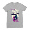 to the moon and back Ladies Fitted T-Shirt