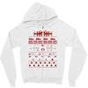 merry x mas you filthy animal Zipper Hoodie