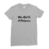A PRINCESS Ladies Fitted T-Shirt