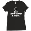 lift like a girl Ladies Fitted T-Shirt