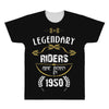 legendary riders are born in 1950 All Over Men's T-shirt