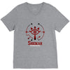 Zelda Glowing Sheikah Eye V-Neck Tee