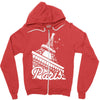 paris france eiffel tower Zipper Hoodie