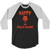 halloween happy hallowine 3/4 Sleeve Shirt