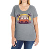 Sunset Van Ladies Curvy T-Shirt