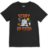 scary gay person V-Neck Tee