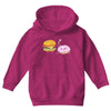 cheeseburger pranks doughnut Youth Hoodie