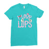 i love lops lots Ladies Fitted T-Shirt