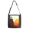 break on the mountain Adjustable Strap Totes