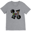Colorful Cat V-Neck Tee