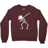 skeleton dabbing christmas Crewneck Sweatshirt