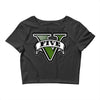 five logo Crop Top