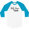 belly dance geek choose your own style dark 3/4 Sleeve Shirt