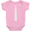 skinny white tie Baby Onesie