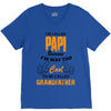I'm Called Papi Because  I'm Way Too Cool To Be Called Grandfather V-Neck Tee