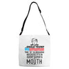 Donald trump The D Is Missing Adjustable Strap Totes