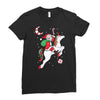 santa Ladies Fitted T-Shirt