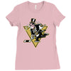 go! penguin go! Ladies Fitted T-Shirt