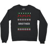 ugly christmas brother Crewneck Sweatshirt